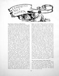 Antique Old Print Art Notes Queen Victoria'S Cradle CandlesticksPages 1920