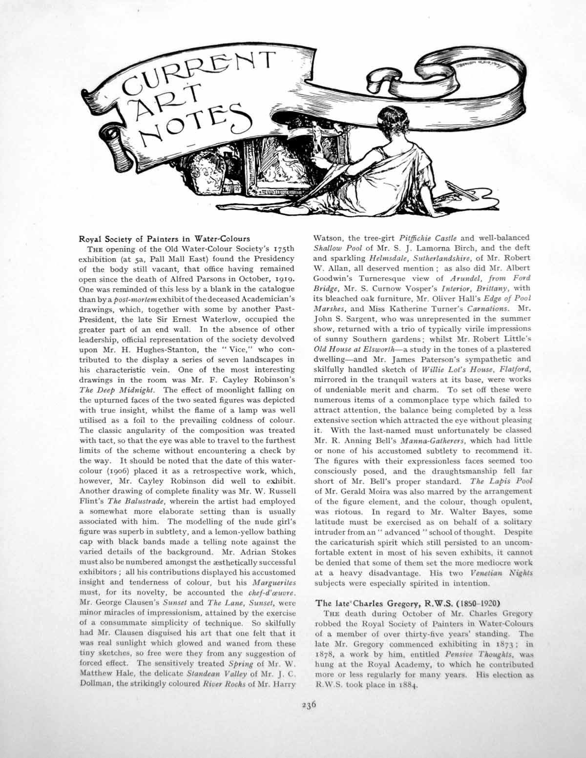 Antique Old Print Art Notes Queen Victoria'S Cradle CandlesticksPages 1920