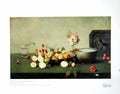 Antique Old Print Flower And Still-Life Study H Fantin Latour Bowl Tray 1920
