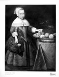 Old Vintage Print Portrait A Girl By Aelbert Cuyp Flower Bowl Fruit 1920 20th