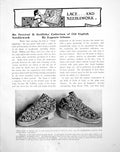 Antique Old Print Mr Pd Griffiths Collection English NeedleworkPages 1921