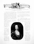 Antique Old Print Unidentified Portraits Adoration Notes QueriesPage 1921
