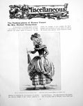 Antique Old Print The Fashion-Plates Horace Vernet Watteau FilsPages 1921