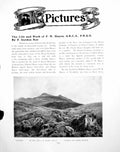 Old Vintage Print Life & Work Fw Hayes Snowdon Rapids ColwynPages 1921