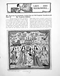 Antique Old Print Mr Pd Griffiths Collection English NeedleworkPages 1921