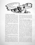 Original Old Vintage Print Art Notes Jacobean Hanging City BanquetPages 1921