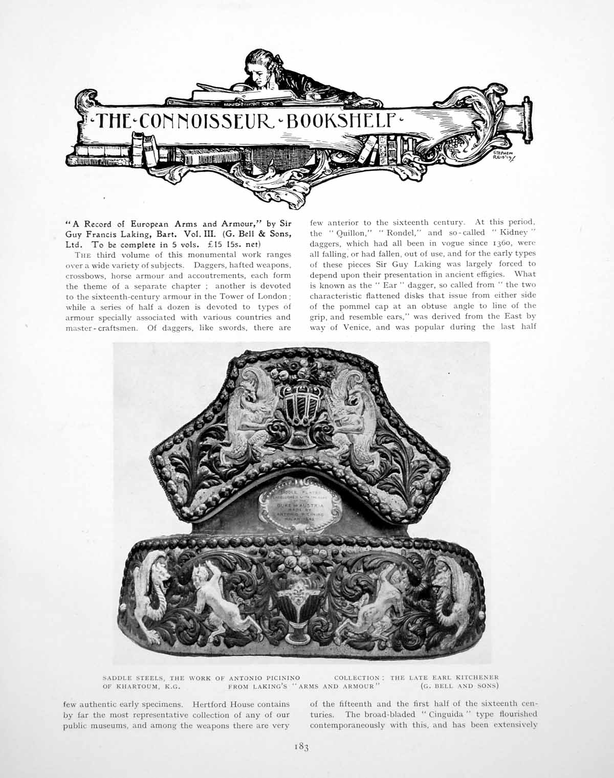 Antique Print Books Saddle Steels Silhouette Sir Walter ScottPages 1921