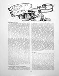 Old Print Art Notes Head Cambridge Memorial Pictures StampsPages 1922