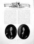 Antique Print Notes QueriesRoyal Portraits Portrait W BartonPage 1923
