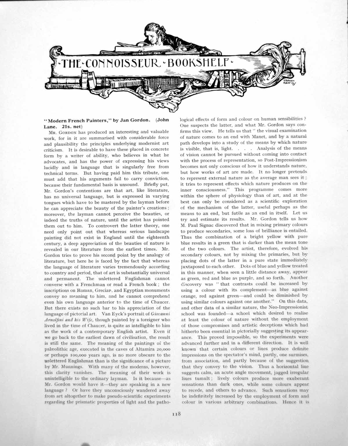 Antique Old Print Bookshelf Cast Brass Door Furniture Fulham JugPages 1923