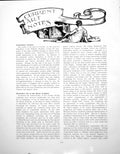 Old Print Art Notes Story Cupid Psyche Panel Miniature GlassPages 1923