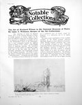 Antique Old Print Art Richard Wilson In National Museum WalesPages 1923