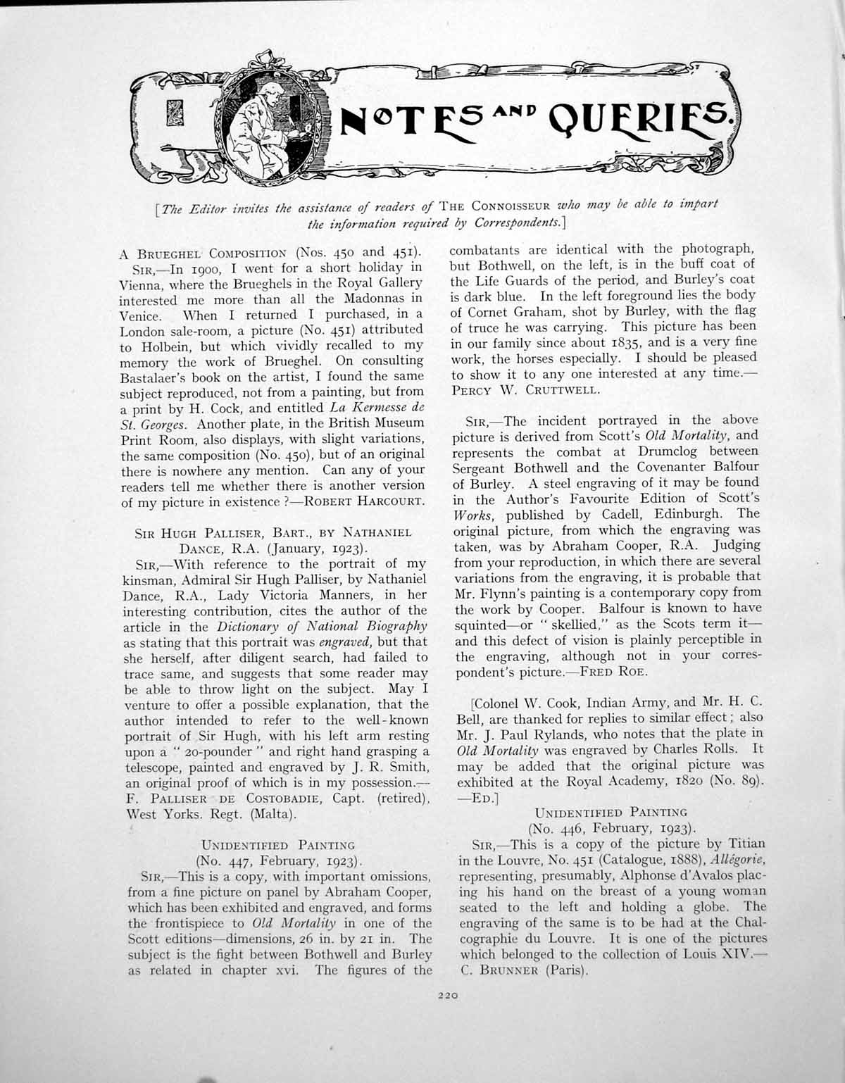 Antique Print Notes Queries History Dutch Wall Tile CrucifixionPage 1923