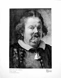 Antique Old Print Head A Man Fresco Italian School In National Gallery 1923