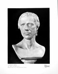 Antique Old Print Bust Lawrence Sterne Joseph Nollekens Nat Port Gallery 1923