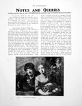 Old Notes Queries Unidentified Painting Man Woman GrapesPage 1923