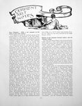 Antique Old Print Art Notes Una Lion Chelsea Rarity Early JadePages 1923
