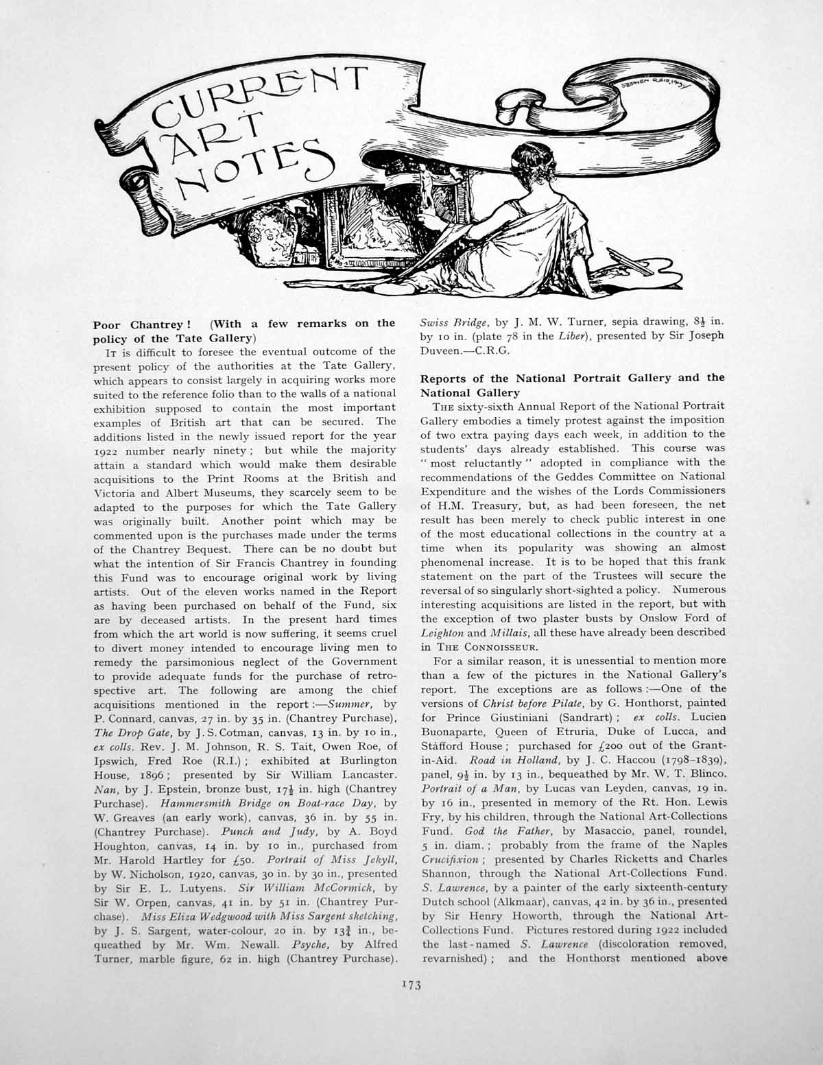 Antique Old Print Art Notes Una Lion Chelsea Rarity Early JadePages 1923