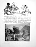 Original Old Vintage Print Cotman And The Sketching Society Js EvePages 1923