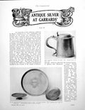Old Vintage Print Silver At Garrards' Tankard Tazza WaitersPages 1923