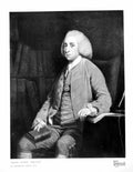 Old Vintage Print Tobias George Smollett By Nathaniel Dance Portrait 1923 20th