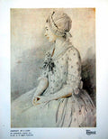 Old Print Portrait A Lady By Nathaniel Dance Me Ap Oppes Collection 1923 20th