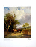 Antique Print A Country Lane By William Shayer Mr V Rienaecker'S Coll 1923 20th