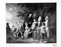 Antique Old Print An Unknown Family Byjohann Zoffany Ra National Gallery 1923