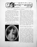 Original Old Vintage Print Miniature By Stump Marriage DeclarationsPage 1924