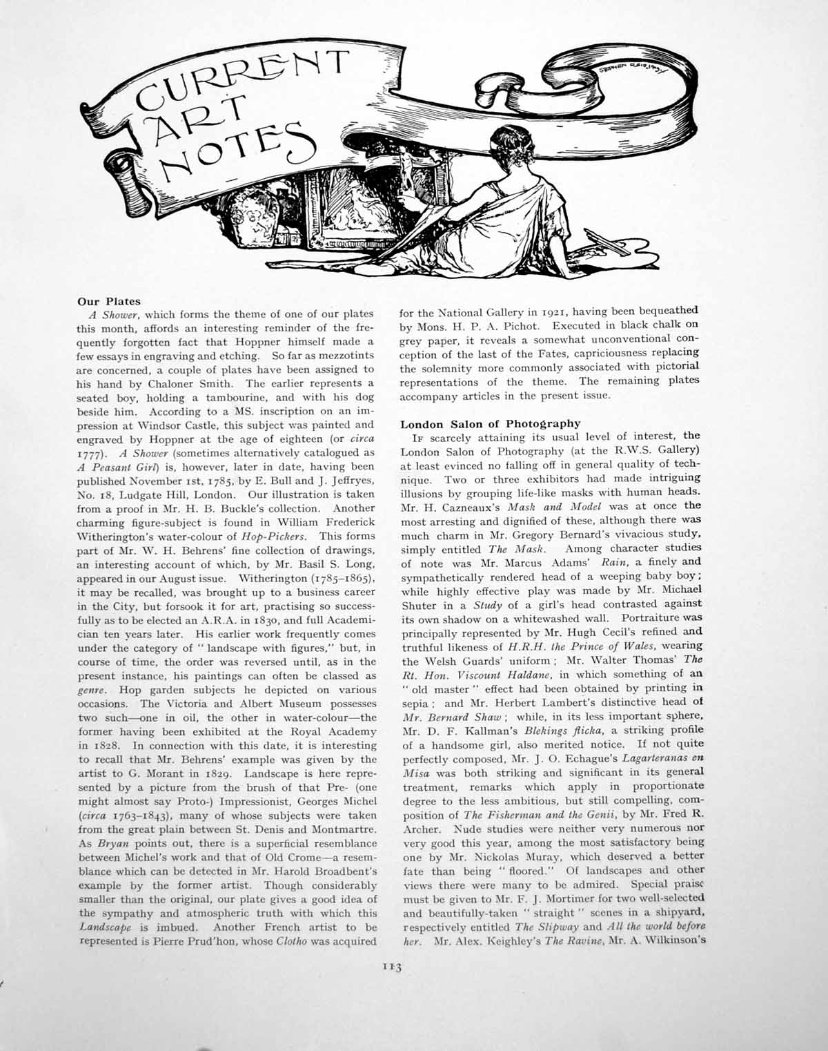 Old Art Notes Sauceboats Candlesticks Sidonia Mrs TaitPages 1924
