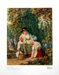 Original Old Vintage Print Hop-Pickers Wf Witherington Breast Feeding Baby 1924