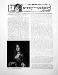 Antique Old Print Notes Queries Unidentified Portraits PaintingPages 1925