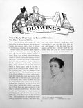 Antique Old Print Some Early Drawings By Samuel Cousins BuilderPages 1925