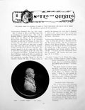 Antique Old Print Notes Queries Plaster Cameo Boxes S SebastianPages 1925