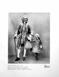 Original Old Vintage Print French Costume Circa 1750 Man And Boy 1925