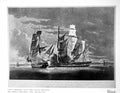 Old Vintage Print Hms Observer Defeating The American Privateer Jack 1925 20th