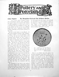 Antique Old Print Pottery And Porcelain John Niglett Dishes BowlPages 1925