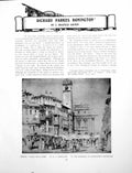 Antique Print Richard Parkes Bonington Verona Piazza Delle ErbePage 1925