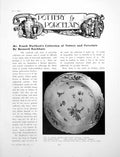Antique Print Mr Frank Hurlbutts Collection Pottery PorcelainPages 1925