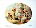 Antique Old Print Bubbles By W Hamilton Ra Children Blowing And Catching 1925