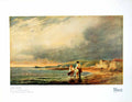 Old Vintage Print Coast Scene Jw Ewbank In Thomas Girtins Collection 1925 20th