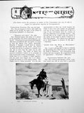 Antique Old Print Notes Queries Unidentified Paintings Man HorsePage 1925