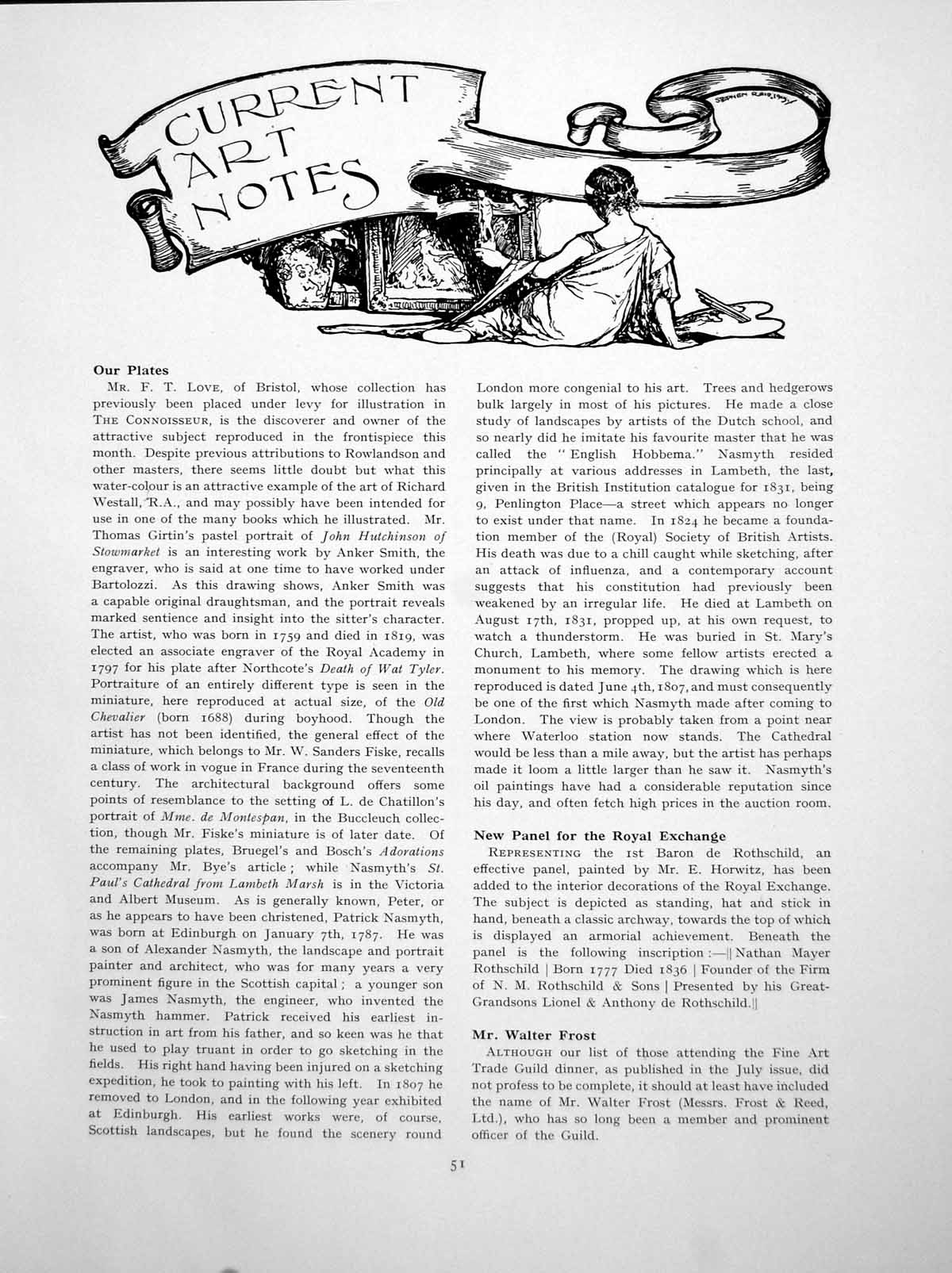Antique Print Art Notes Charger With Motif Rope Dancer And DogPages 1925
