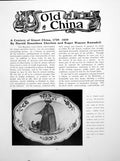 Old Century Ginori China 1735-1835 Platter Sweetmeat DishPages 1925