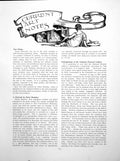 Old Print Art Notes Detail Staff High Constable WestminsterPages 1925
