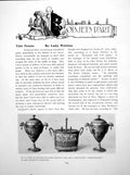 Old Objets D'Art Tole Peinte Chestnut Jars RafraichissoirPages 1925