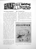 Old Penny Pickwick Mr Veller Senior Sells Wife SmirkinsPages 1925