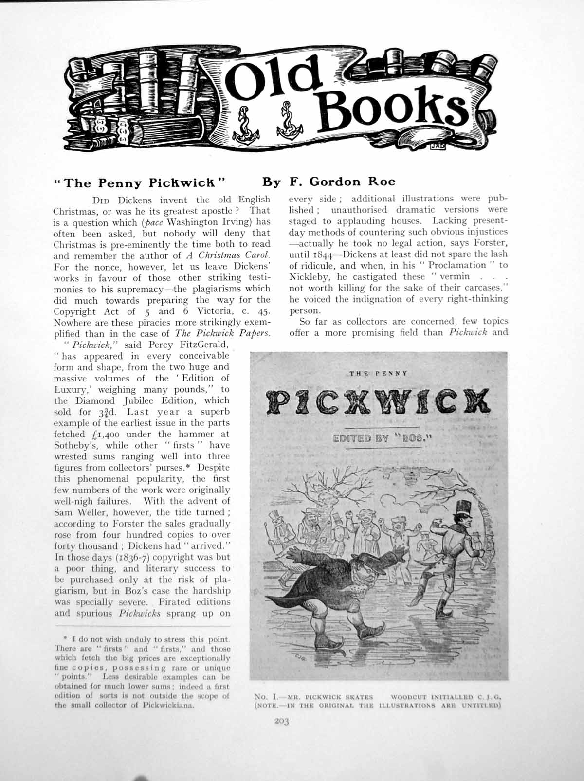 Old Penny Pickwick Mr Veller Senior Sells Wife SmirkinsPages 1925