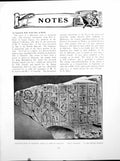 Old Print Notes An Egyptian Stele From Deir Al-Bahri ClocksPages 1925