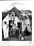 Antique Old Print Adoration Magi By Jerome Bosch In Johnson Collection 1925